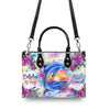 Bigcrowns DOLPHIN IS MY SPIRIT ANIMAL LEATHER HANDBAG Z2106244