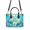 Bigcrowns THIS GIRL LOVES TURTLES LEATHER HANDBAG G0506244