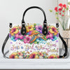 Just A Girl Who Loves Turtles Leather Handbag