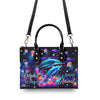 Dolphin Is My Spirit Animal Leather Handbag