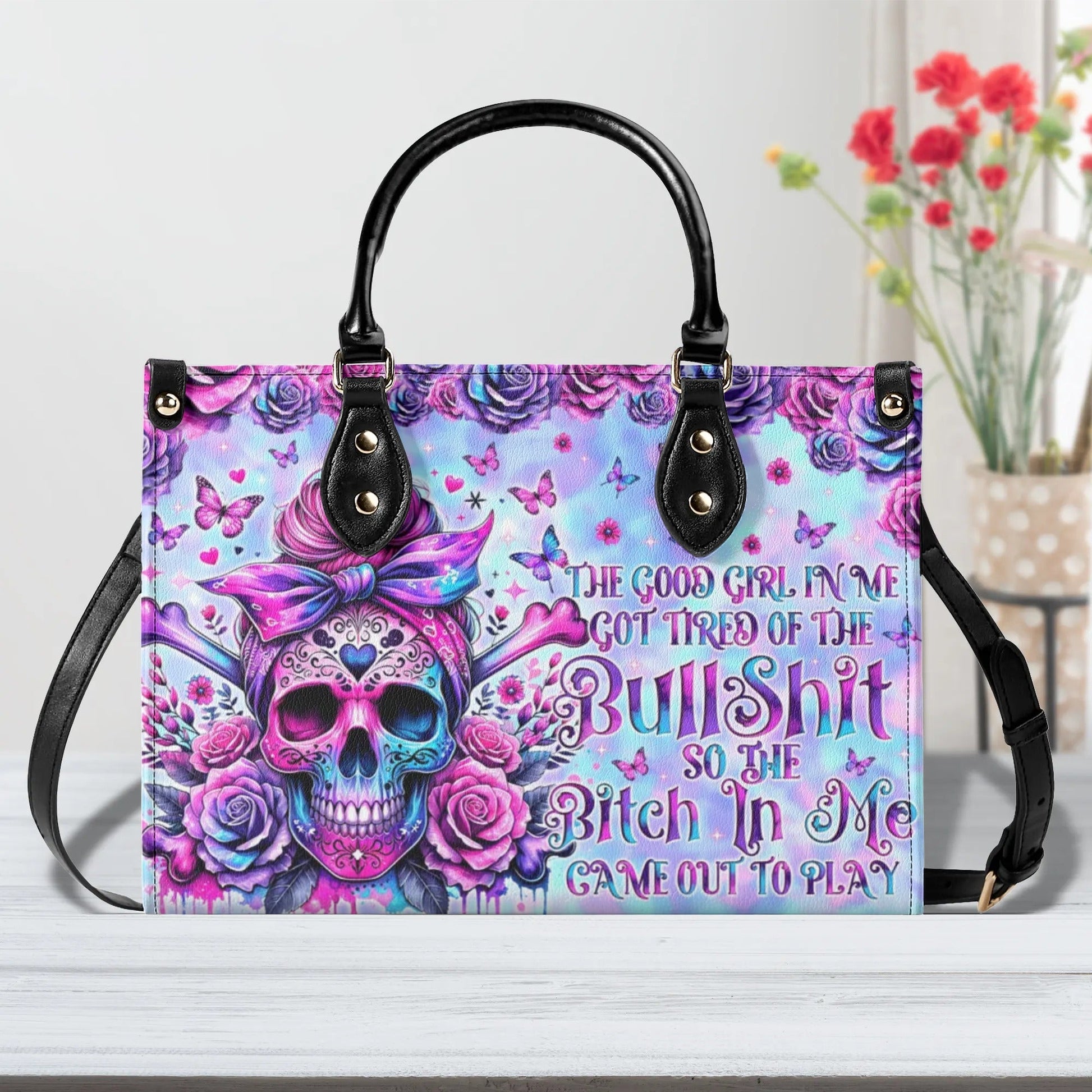 THE GOOD GIRL IN ME LEATHER HANDBAG - TYTM0506245