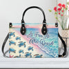As Free As The Ocean Turtle Leather Handbag