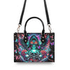 REAPER SKULL WINGS LEATHER HANDBAG - TLNZ1806245