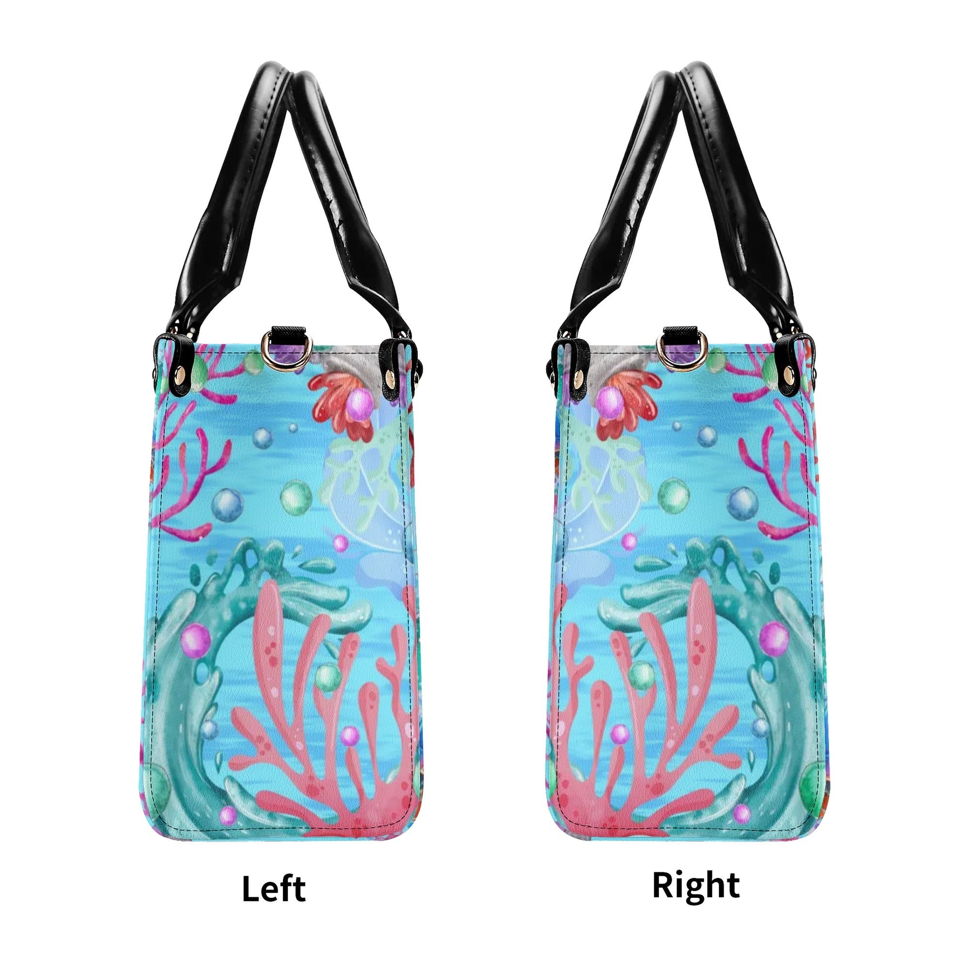 Bigcrowns SALTWATER HEALS EVERYTHING TURTLE LEATHER HANDBAG TYQY2705245