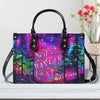 Bigcrowns NOT ALL WHO WANDER ARE LOST LEATHER HANDBAG T0509243