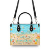 Bigcrowns SALTWATER HEALS EVERYTHING LEATHER HANDBAG N1806242
