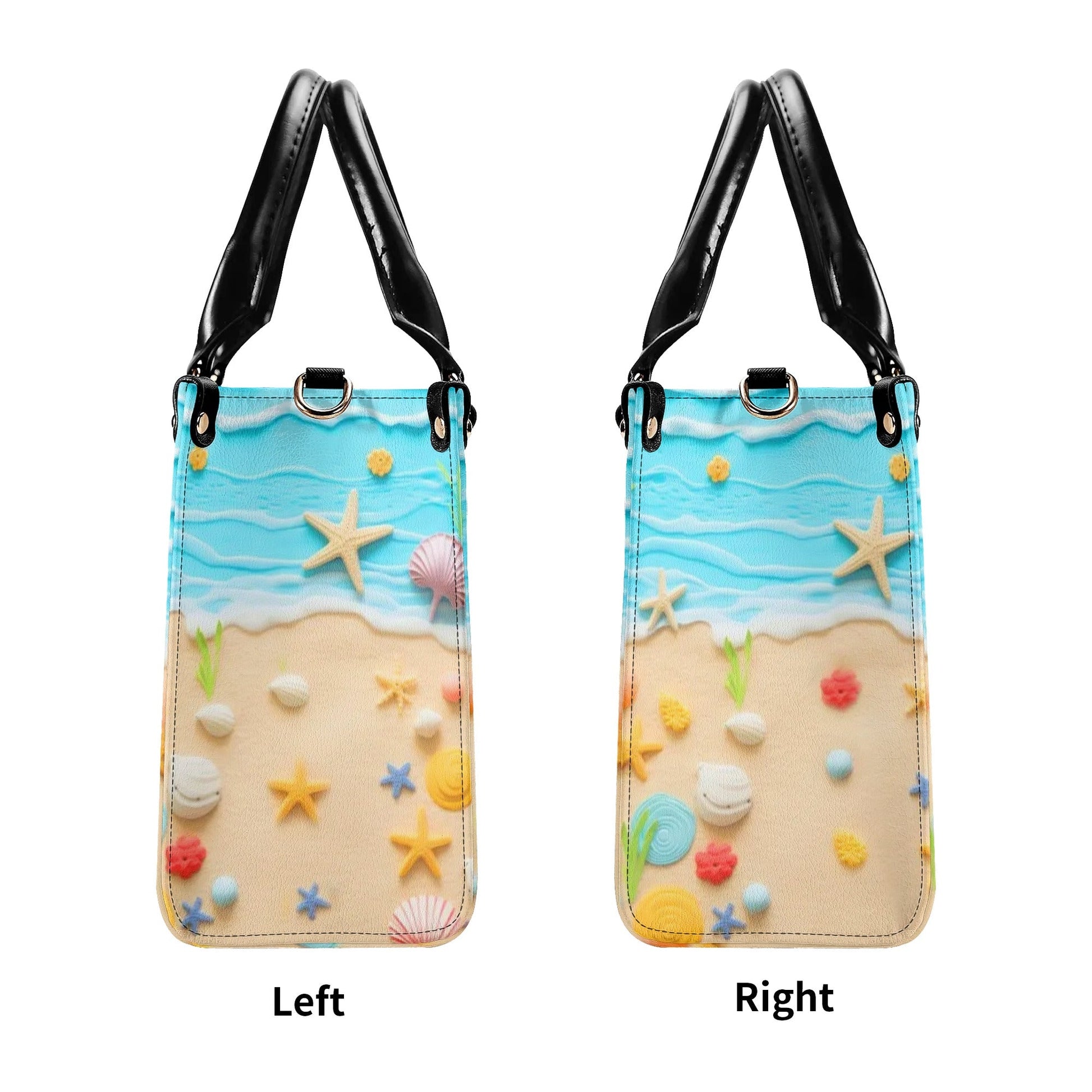 Bigcrowns SALTWATER HEALS EVERYTHING LEATHER HANDBAG N1806242