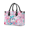 Bigcrowns DOLPHIN FLORAL LEATHER HANDBAG T1107242