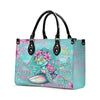 Bigcrowns DON'T WORRY BEACH HAPPY LEATHER HANDBAG T0407244