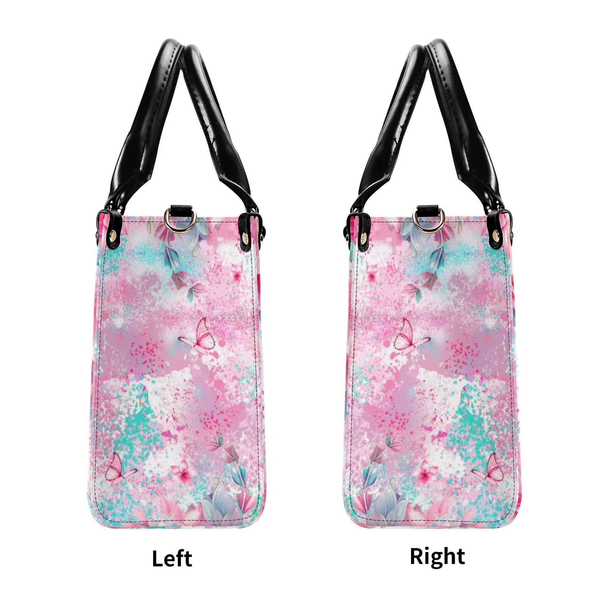 Bigcrowns DOLPHIN FLORAL LEATHER HANDBAG T1107242