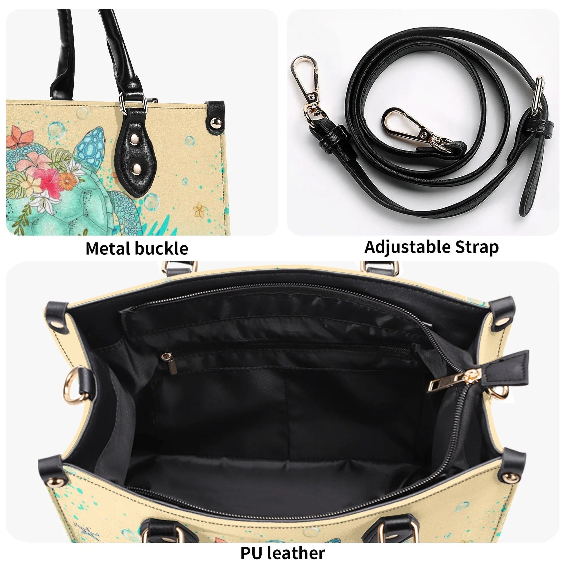 Bigcrowns SALTWATER HEALS EVERYTHING LEATHER HANDBAG T2207244