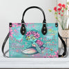 Bigcrowns DON'T WORRY BEACH HAPPY LEATHER HANDBAG T0407244