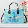 Bigcrowns SMELL THE SEA FEEL THE BREEZE LEATHER HANDBAG T1408244