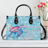 Bigcrowns SMELL THE SEA FEEL THE BREEZE TURTLE LEATHER HANDBAG T0508244