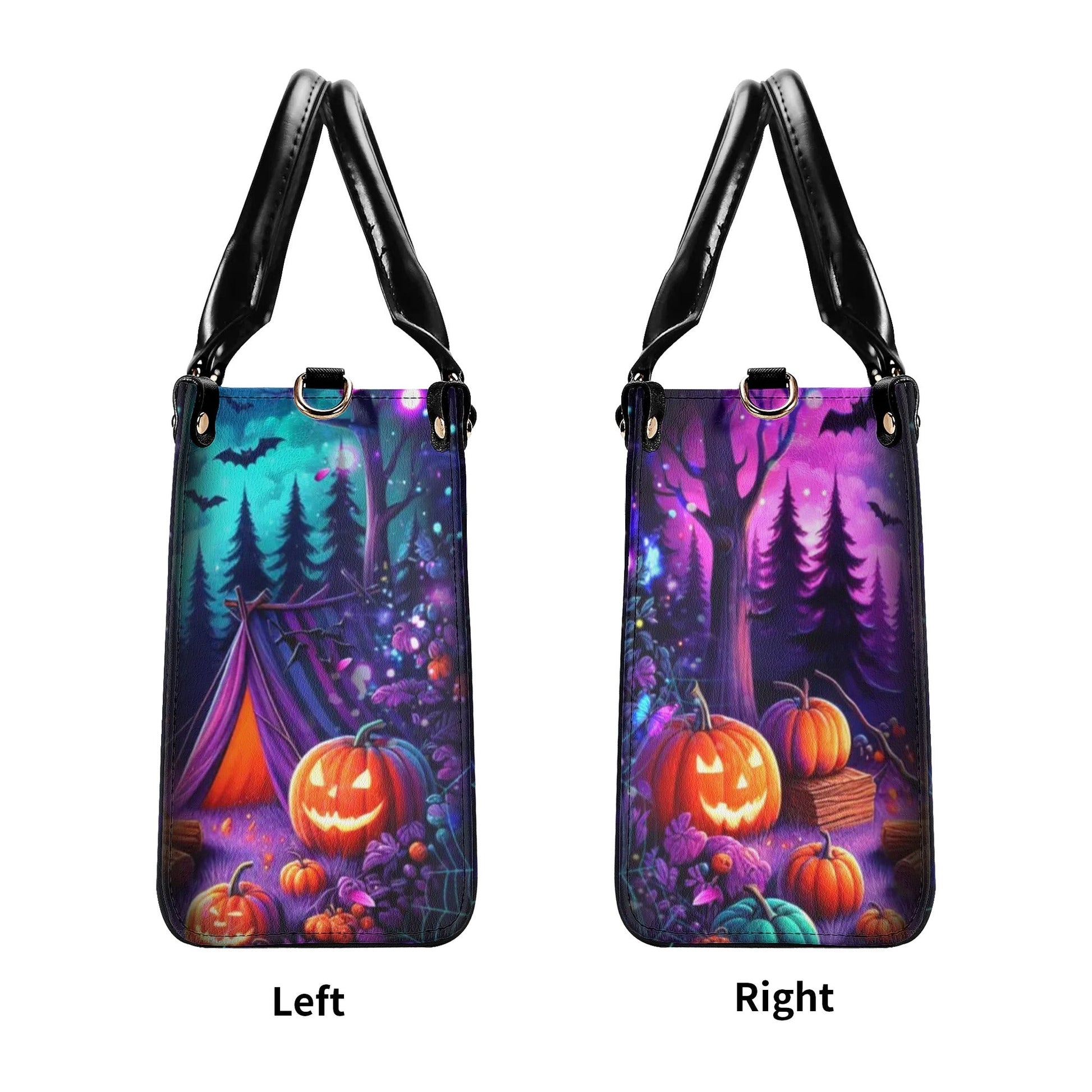 Bigcrowns GLOWING CAMPFIRE HALLOWEEN LEATHER HANDBAG YHDU2608244
