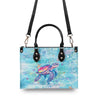 Bigcrowns SMELL THE SEA FEEL THE BREEZE TURTLE LEATHER HANDBAG T0508244