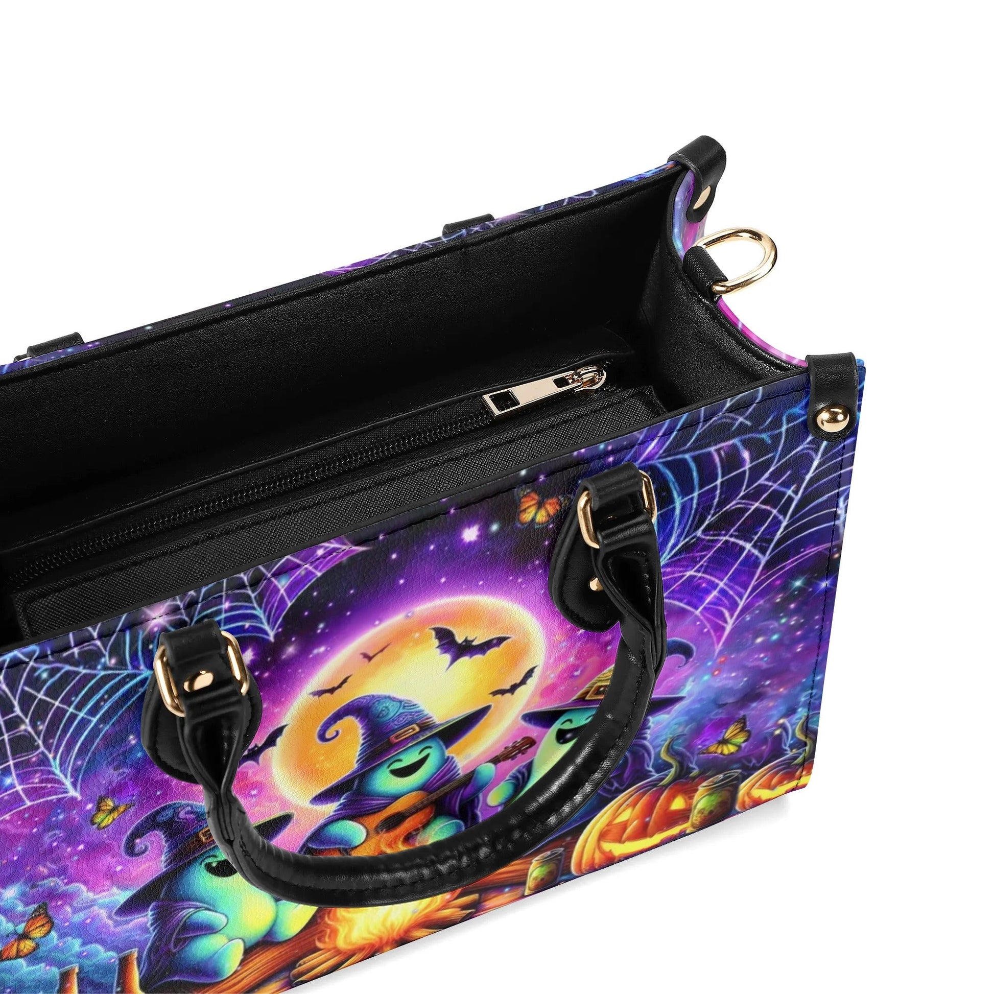 Bigcrowns CUTE GHOST CAMPING HALLOWEEN LEATHER HANDBAG T0808244