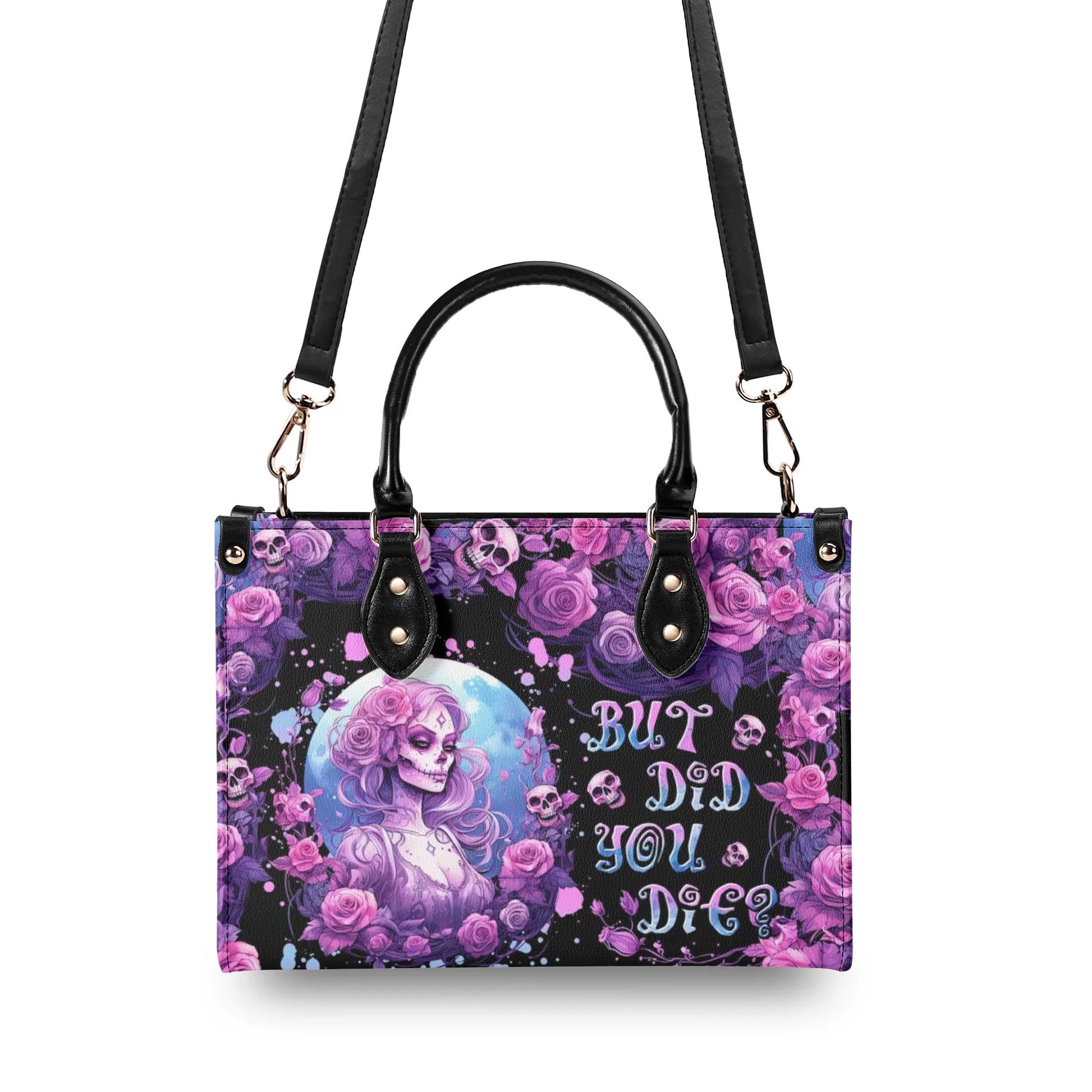 BUT DID YOU DIE LEATHER HANDBAG - TLNT2607244