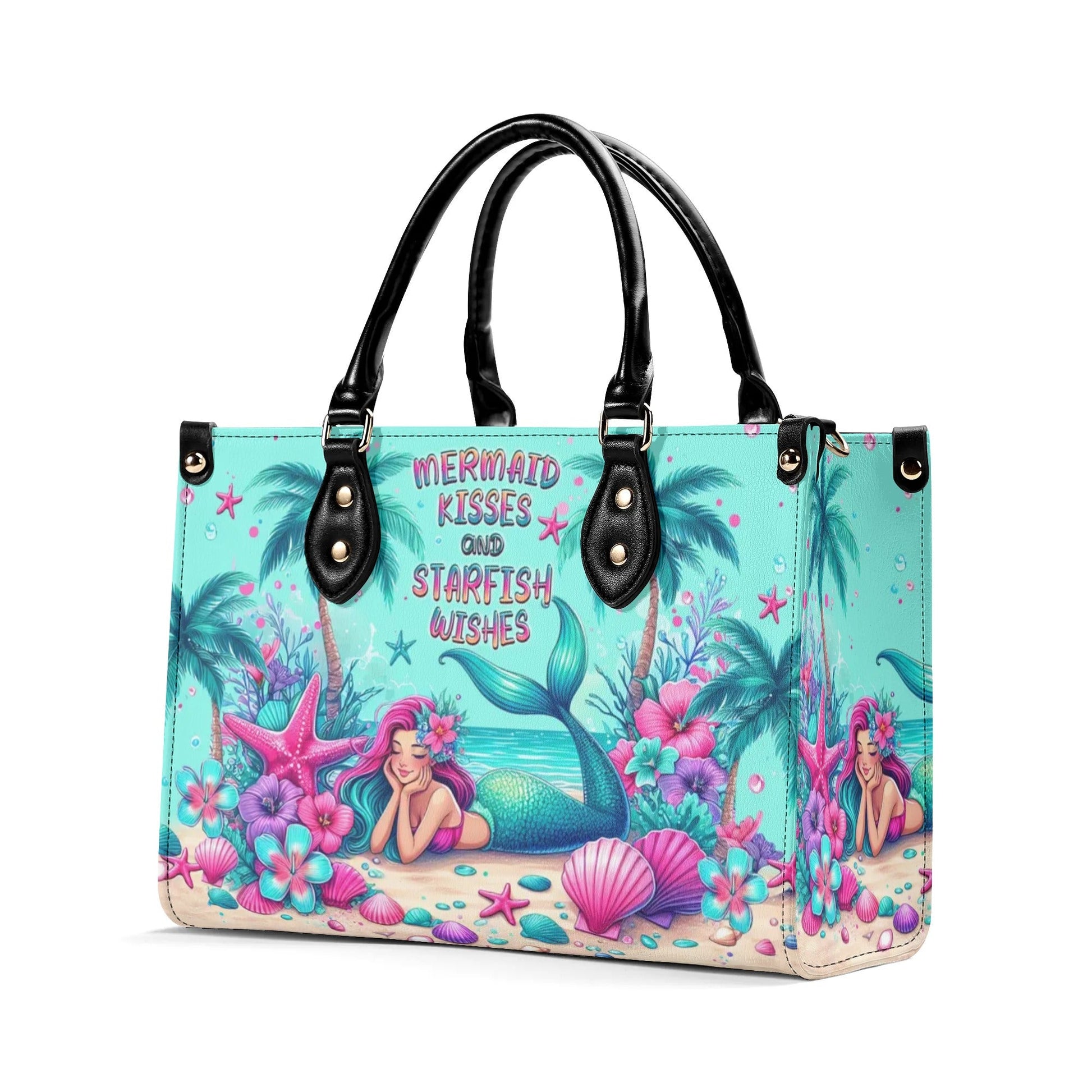 Bigcrowns MERMAID KISSES AND STARFISH WISHES LEATHER HANDBAG TLPQ2506245
