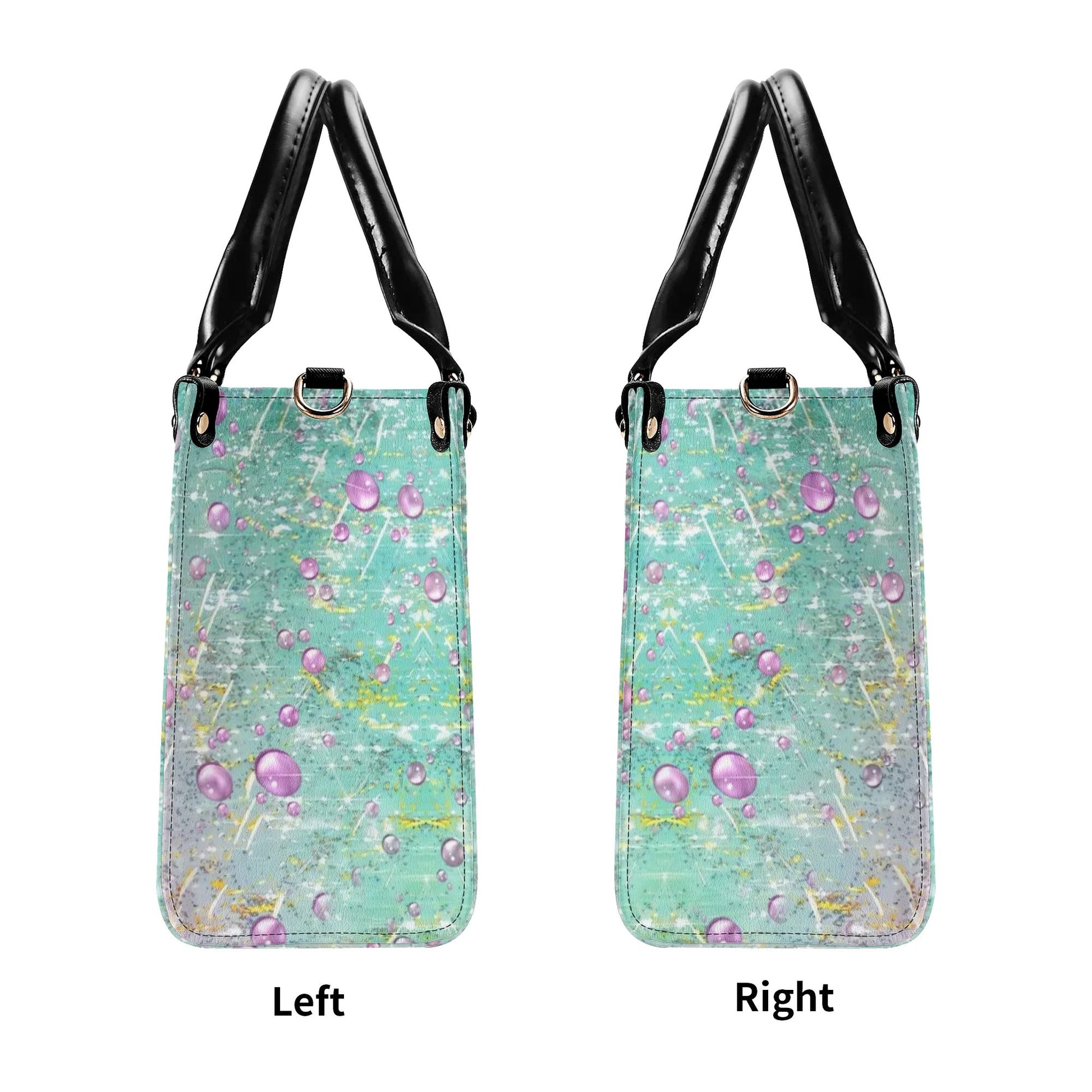 Bigcrowns AS FREE AS THE OCEAN LEATHER HANDBAG N0108244
