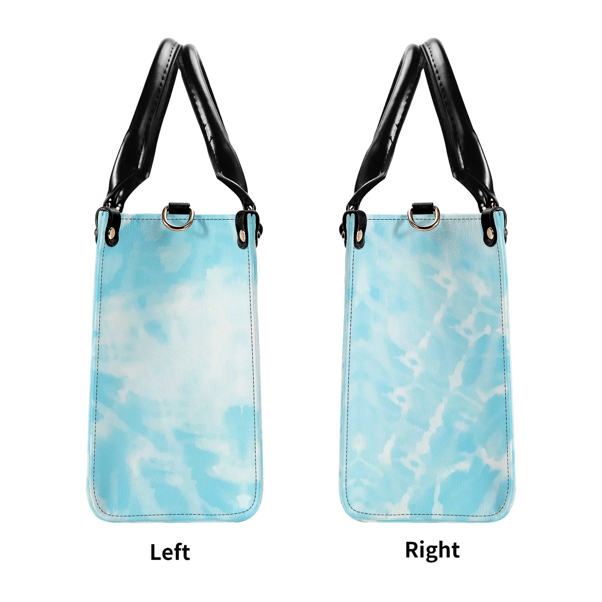 Bigcrowns DON'T WORRY BEACH HAPPY TURTLE LEATHER HANDBAG N2607244