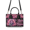 I'M THE FKING QUEEN SKULL LEATHER HANDBAG - TLNT1706244