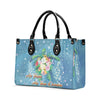 Bigcrowns AS FREE AS THE OCEAN TURTLE LEATHER HANDBAG TLPQ1009241