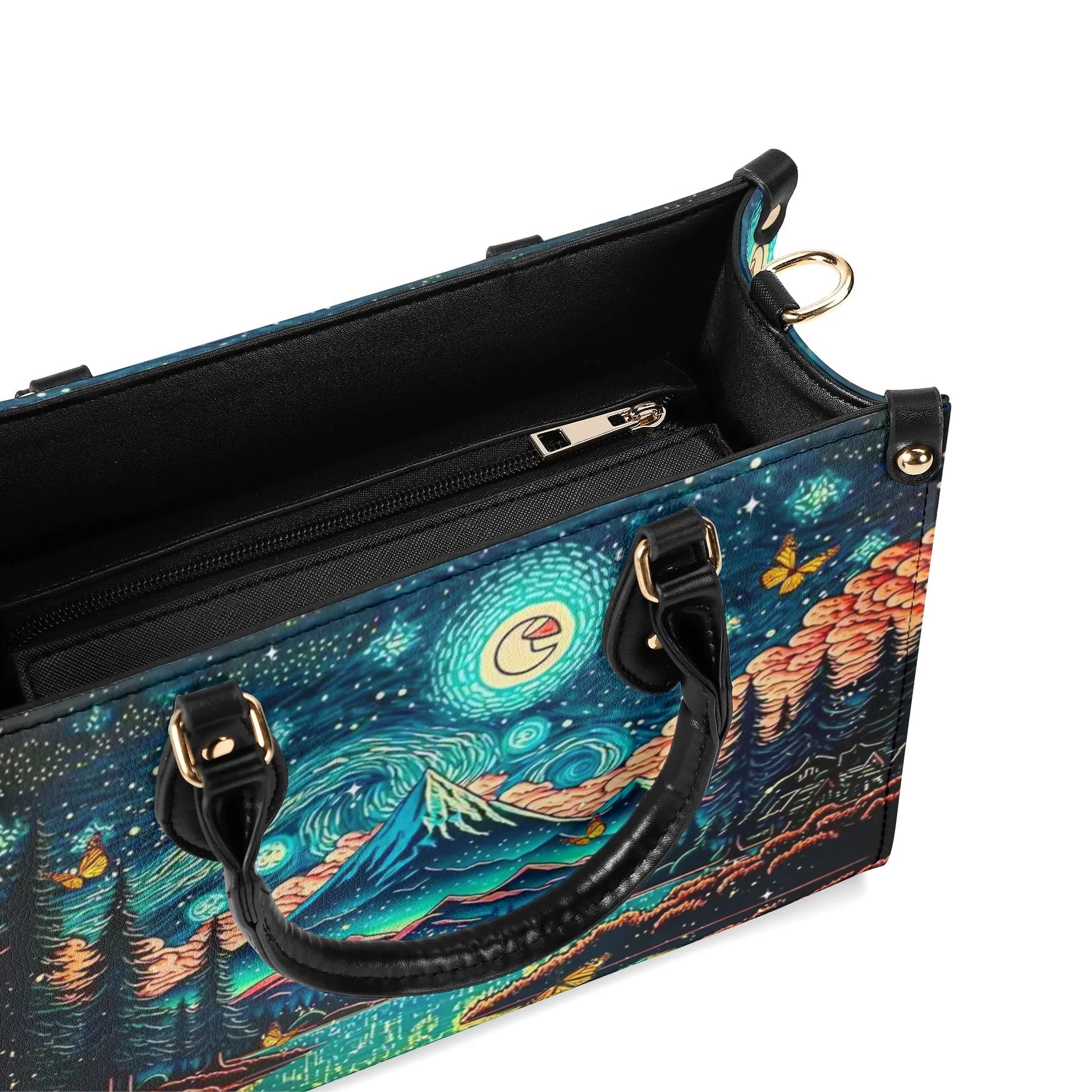 Bigcrowns BEAUTIFUL SCENE LEATHER HANDBAG T0909242