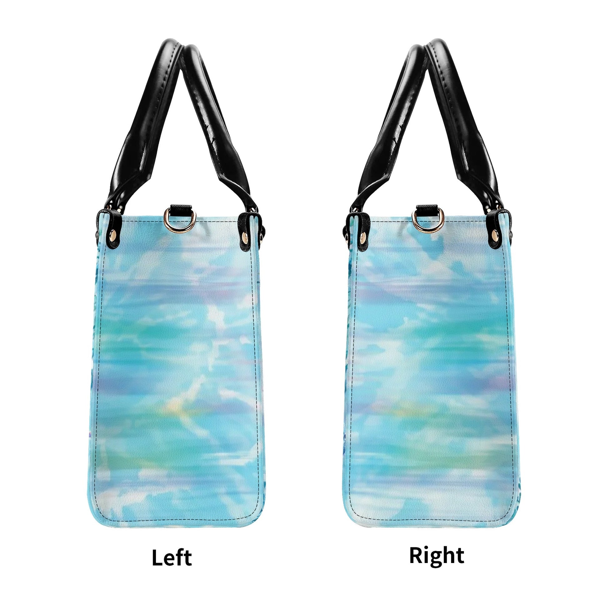 Bigcrowns SMELL THE SEA FEEL THE BREEZE TURTLE LEATHER HANDBAG T0508244