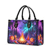 Bigcrowns GLOWING CAMPFIRE HALLOWEEN LEATHER HANDBAG YHDU2608244