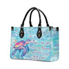 Bigcrowns SMELL THE SEA FEEL THE BREEZE TURTLE LEATHER HANDBAG T0508244