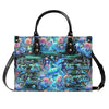 Bigcrowns SMELL THE SEA FEEL THE BREEZE TURTLE LEATHER HANDBAG T0409244