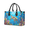 Bigcrowns OCEAN TURTLE LEATHER HANDBAG N2307244