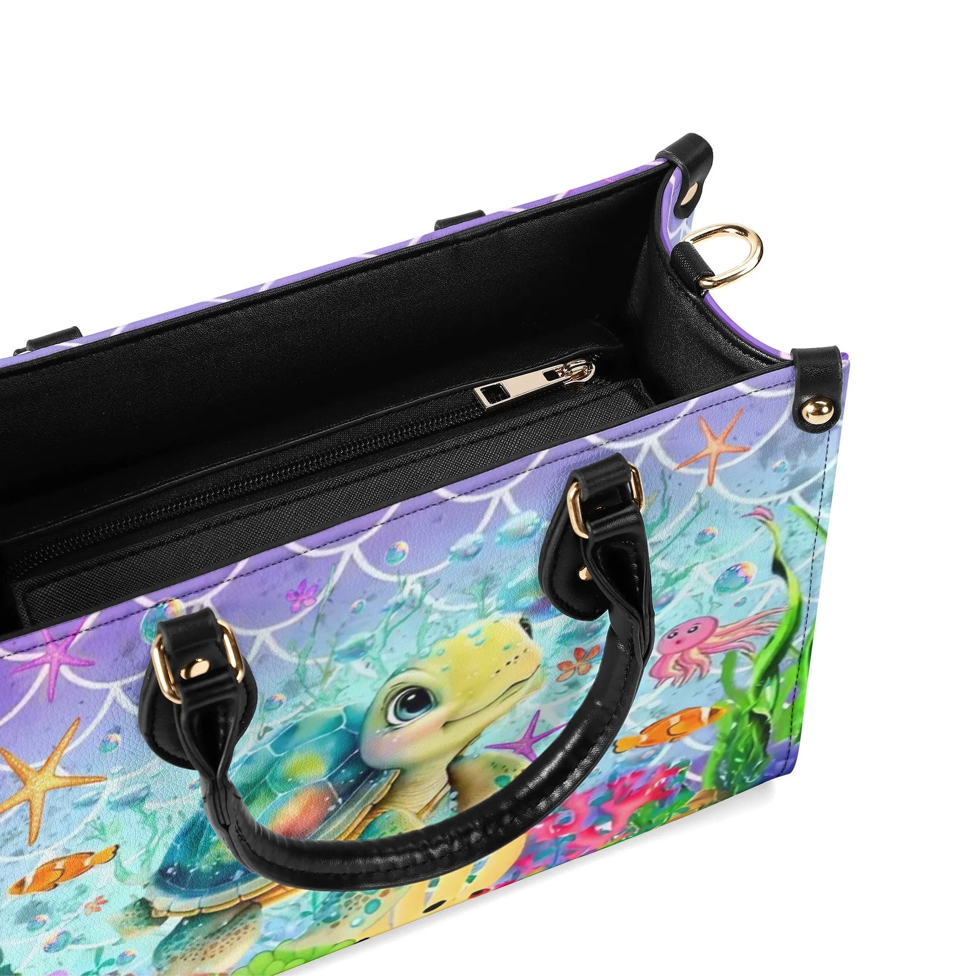 Bigcrowns SEA TURTLE LEATHER HANDBAG T2808241