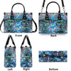 Bigcrowns SMELL THE SEA FEEL THE BREEZE TURTLE LEATHER HANDBAG T0409244