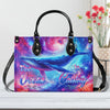 Bigcrowns THE OCEAN IS CALLING WHALE LEATHER HANDBAG N1906244