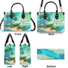 Bigcrowns AS FREE AS THE OCEAN TURTLE LEATHER HANDBAG R1507244