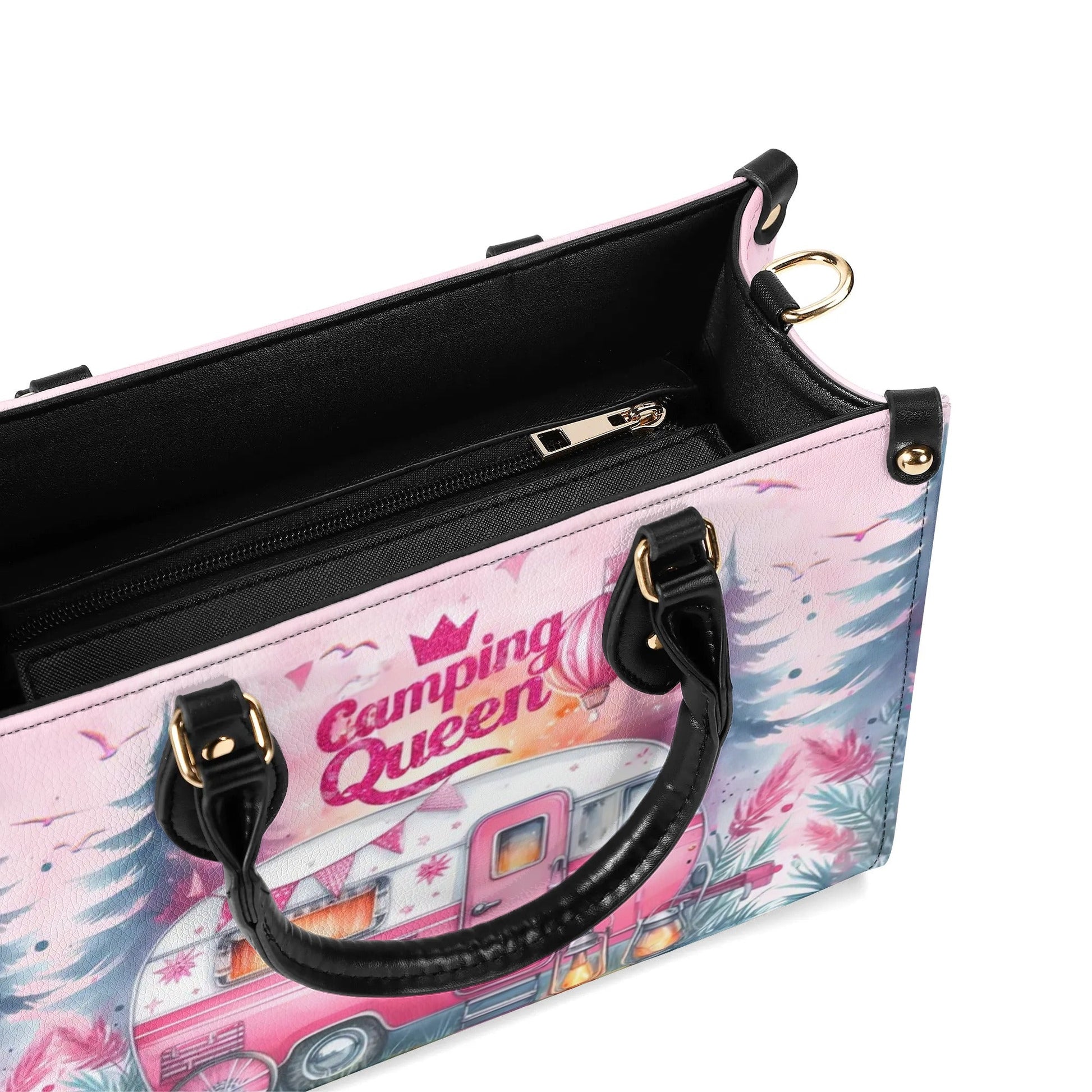 Bigcrowns CAMPING QUEEN LEATHER HANDBAG G1707244