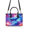 Bigcrowns THE OCEAN IS CALLING WHALE LEATHER HANDBAG N1906244
