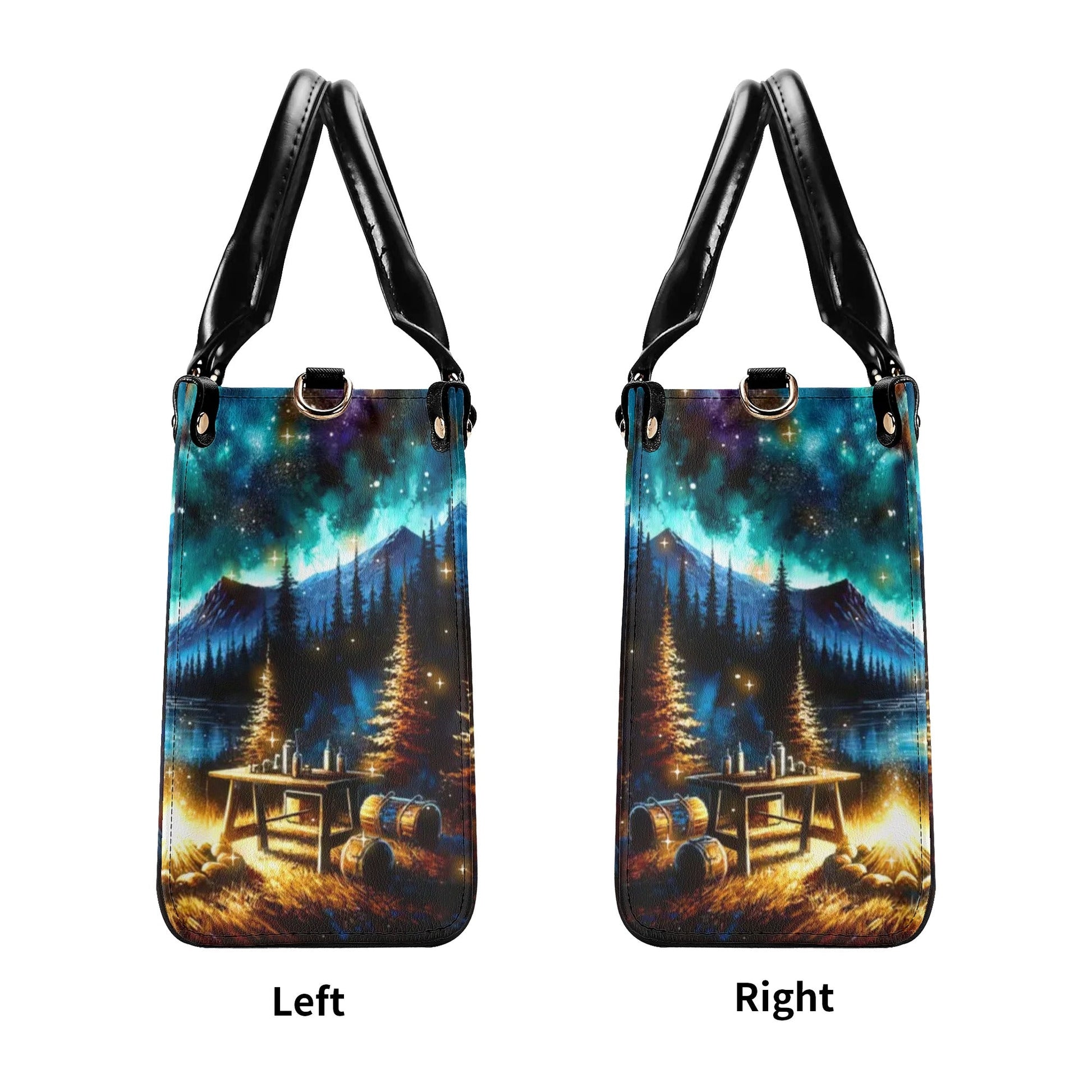 Bigcrowns STAR GAZIN' FIRE BLAZIN' LEATHER HANDBAG YHDU1807241