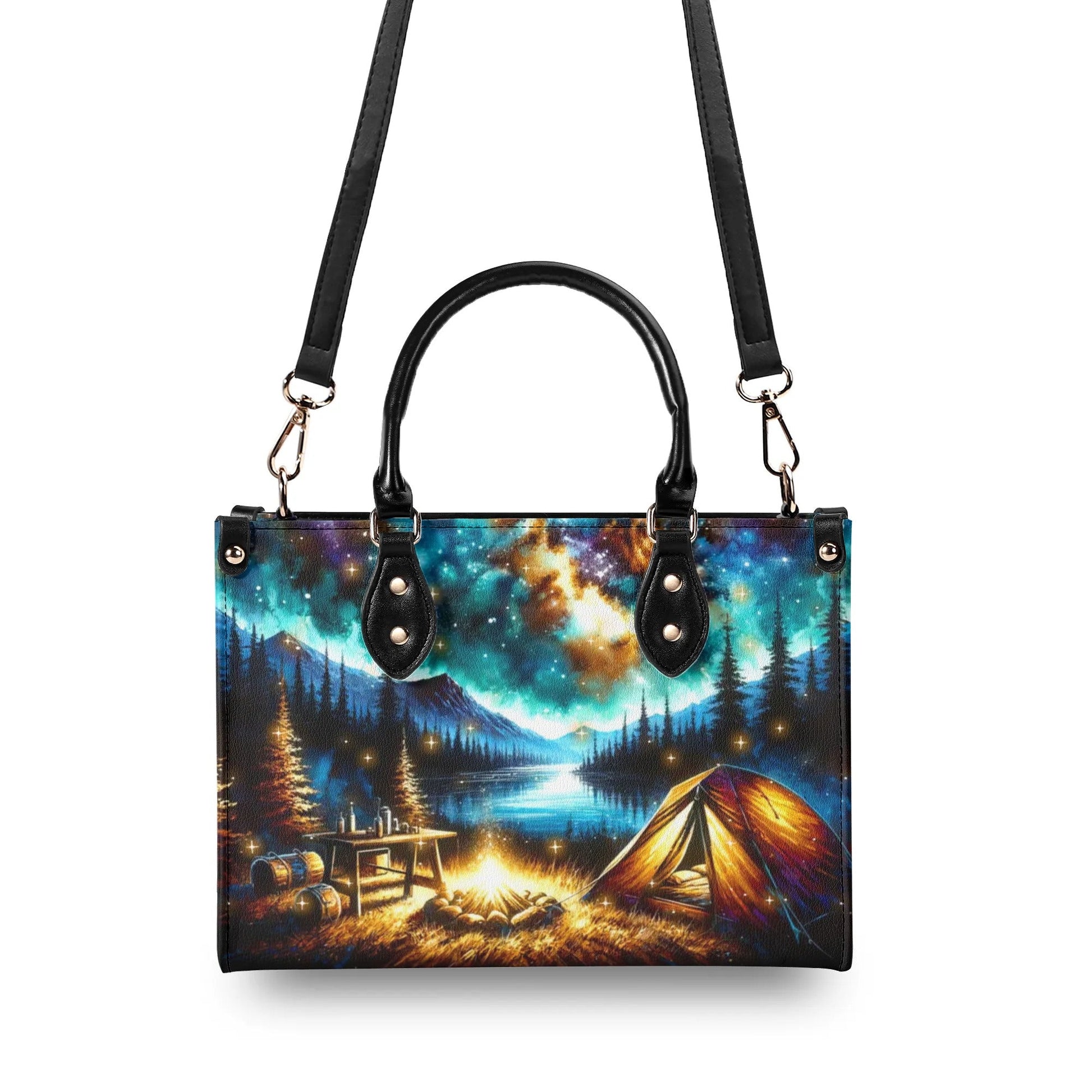 Bigcrowns STAR GAZIN' FIRE BLAZIN' LEATHER HANDBAG YHDU1807241