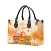 Bigcrowns LET'S GO GIRLS FLAMINGO LEATHER HANDBAG N0908244