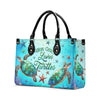 Bigcrowns THIS GIRL LOVES TURTLES LEATHER HANDBAG G0506244