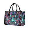 REAPER SKULL WINGS LEATHER HANDBAG - TLNZ1806245