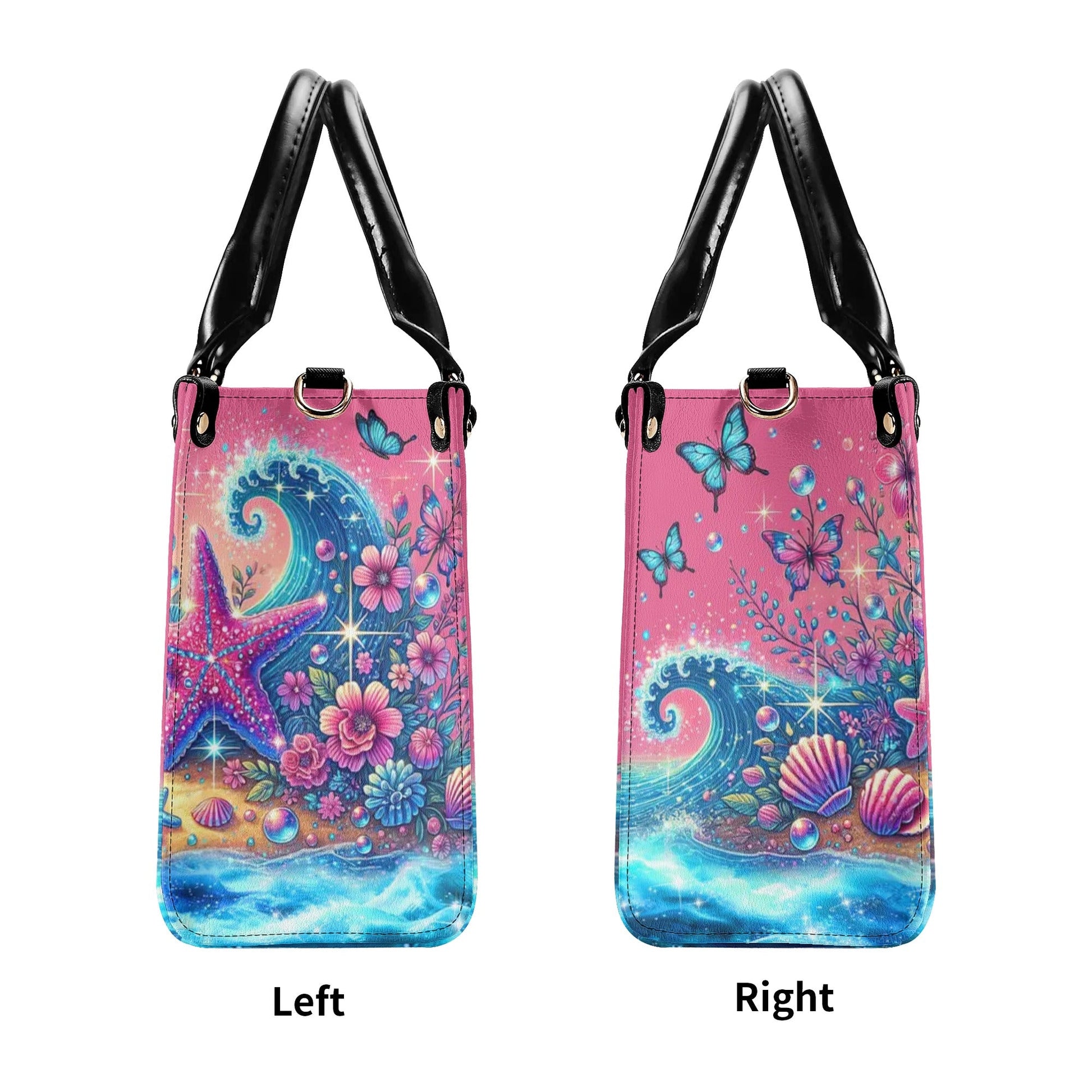 Bigcrowns SALTY KISSES STARFISH WISHES LEATHER HANDBAG W0407243