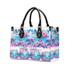 Bigcrowns SALTY SOUL FLOWER TURTLE LEATHER HANDBAG TLPQ1607241