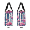 Bigcrowns FLAMINGO TROPICAL LEATHER HANDBAG R2707242