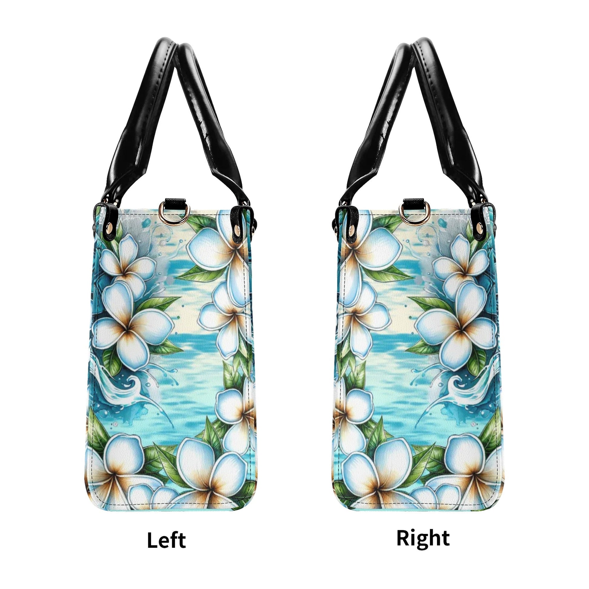 Bigcrowns SMELL THE SEA FEEL THE BREEZE TURTLE LEATHER HANDBAG T1007244