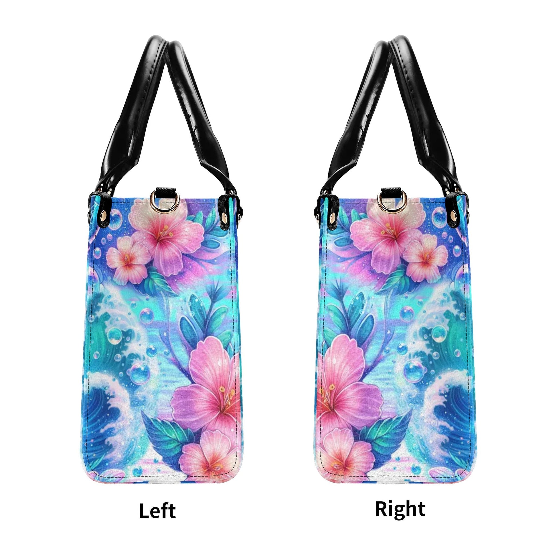Bigcrowns SASSY SINCE BIRTH SALTY BY CHOICE TURTLE LEATHER HANDBAG T1408244