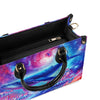 Bigcrowns THE OCEAN IS CALLING WHALE LEATHER HANDBAG N1906244